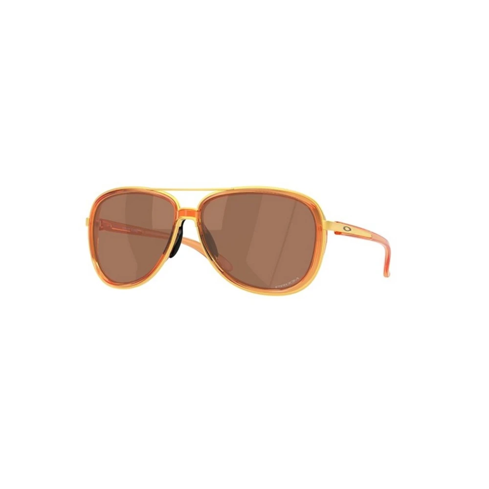 Oakley Orange Sunglasses, Unisex, 58 Mm, Authentic Split Time Glasses Premium Quality