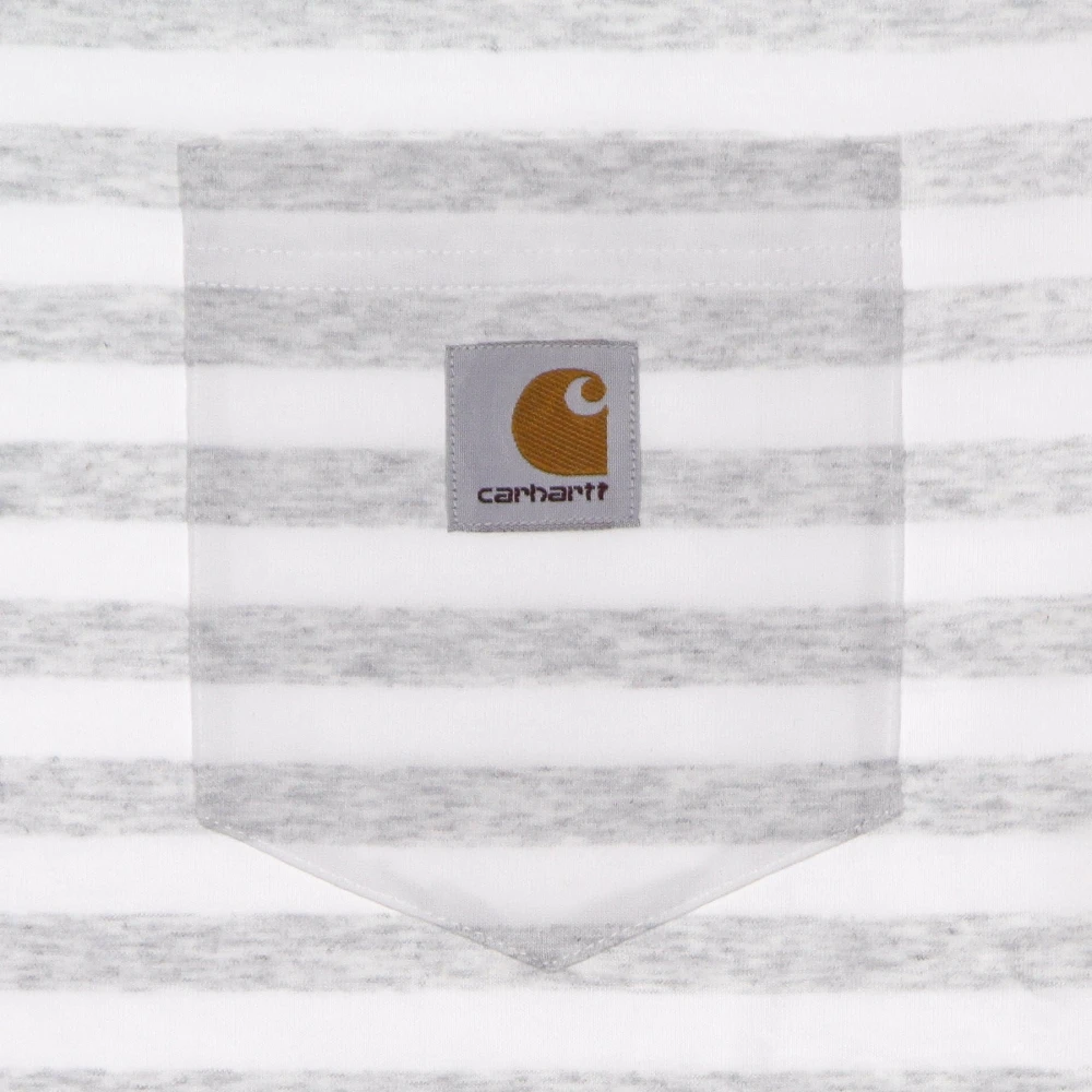Carhartt WIP Gestreept Zak T-shirt Gray Heren