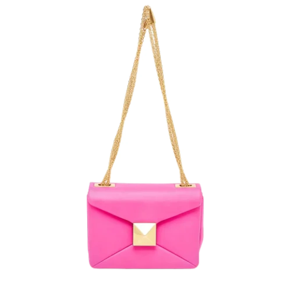 Valentino Vintage Pre-owned Leather shoulder-bags Pink Dames