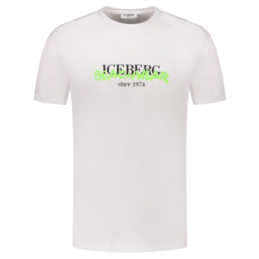 Iceberg - Tops > T-Shirts - White - Iceberg - Modalova