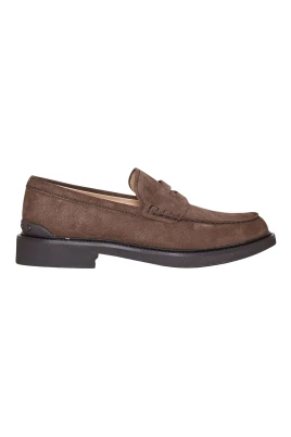 Brun Mocka Loafer Skor
