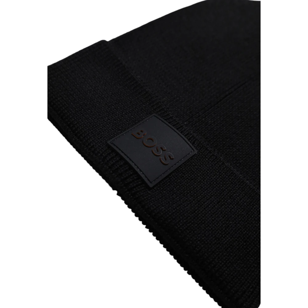 Hugo Boss Stijlvolle herenhoeden voor herfst winter Black Heren