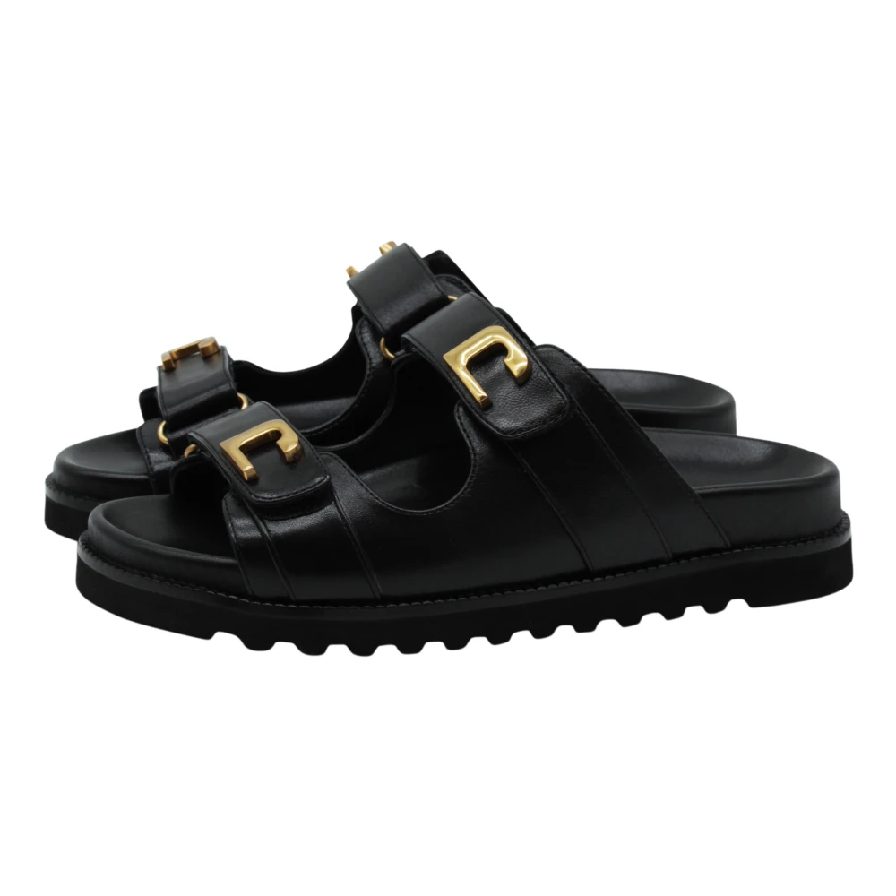 Lola Cruz Sliders Black, Dam