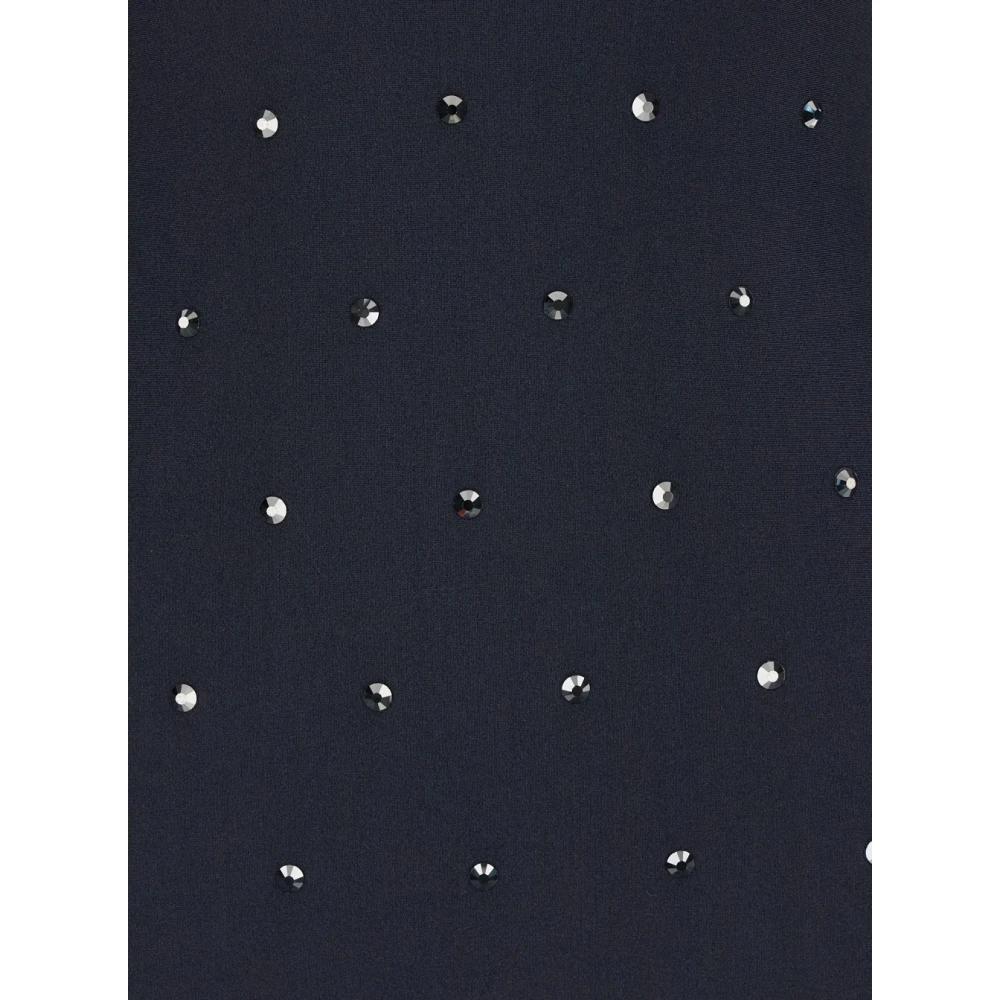 Andamane Zwarte Kristal Jumpsuit met Strass Details Black Dames