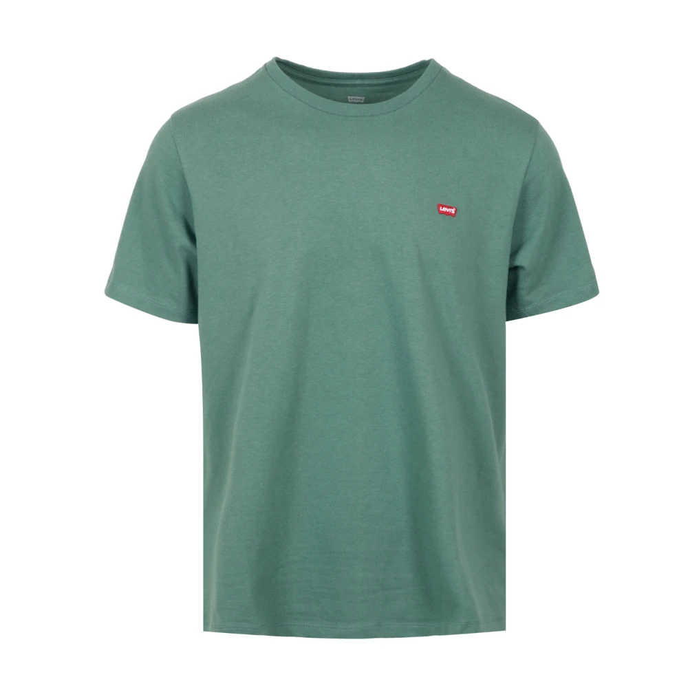 Levi's Groen Katoenen Crew-neck T-shirt met Logo Green Heren