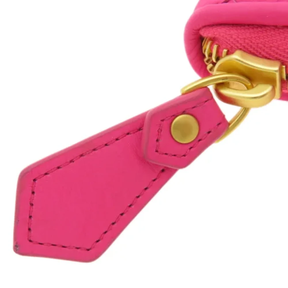 Bottega Veneta Vintage Pre-owned Leather wallets Pink Dames