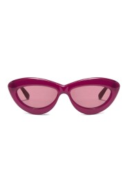 Okulary przeciwsłoneczne w stylu Cat-Eye z motywem wiśni