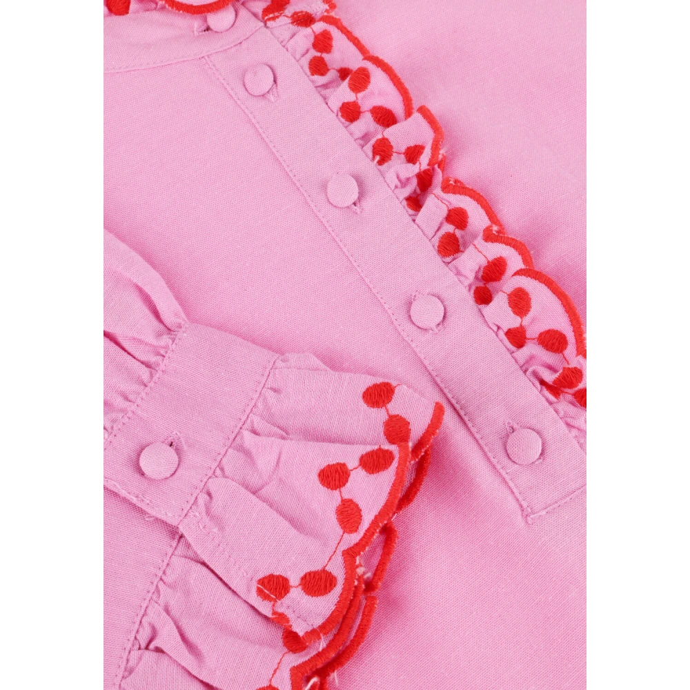 Y.A.S Roze Elegante Blouse Pink Dames