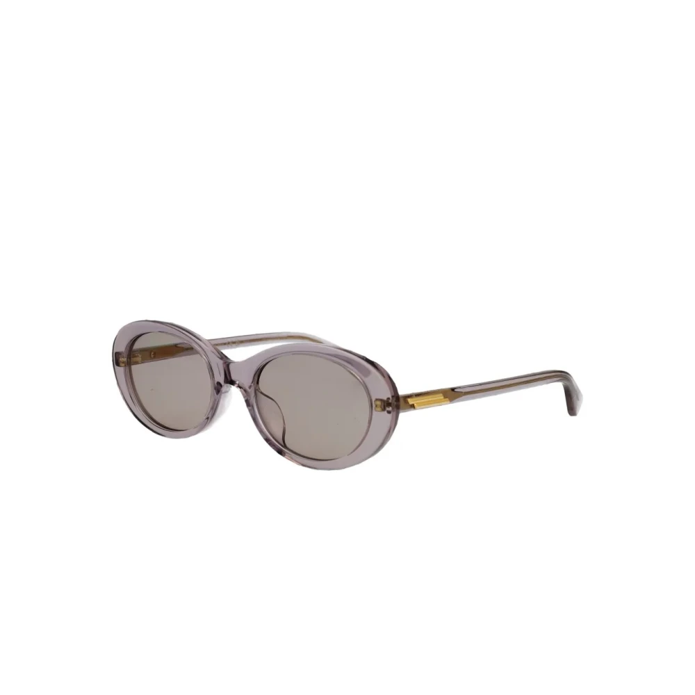 Bottega Veneta Women's Gray Oval Sunglasses - Sunglasses - 54 Mm - Accessories