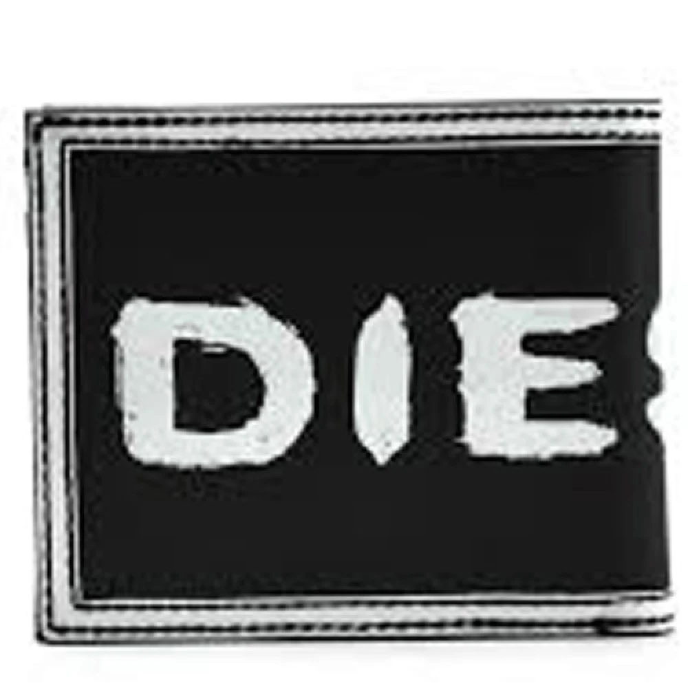 Diesel Stijlvolle Portemonnee in Marineblauw Black Heren
