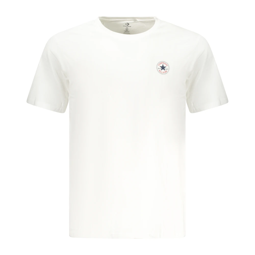 Converse Men's White Short-Sleeved T-Shirt - T-Shirts - M - Tops
