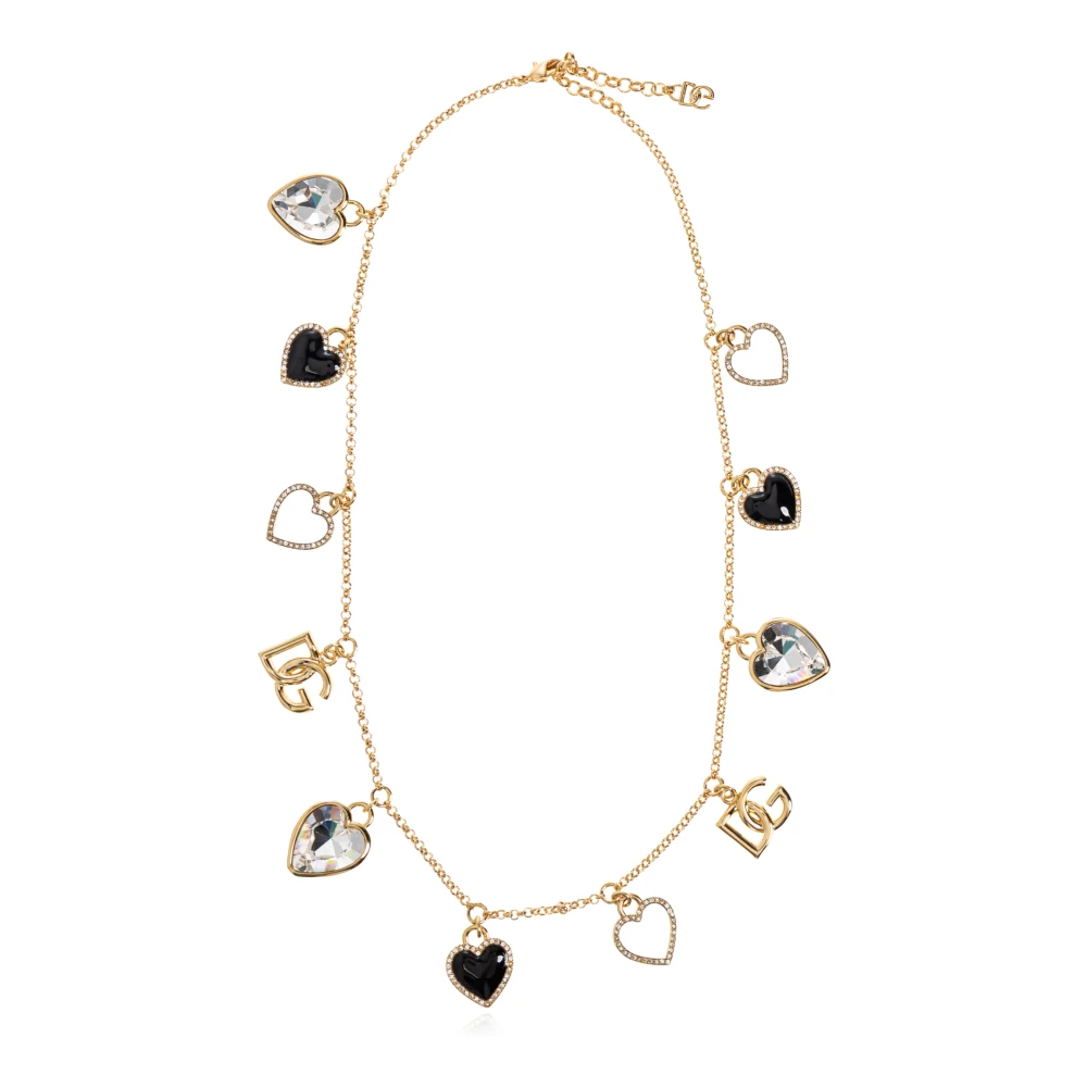 Dolce & Gabbana Vrouw Geel Accessoires Dames, One Size, Ketting Met Hangers