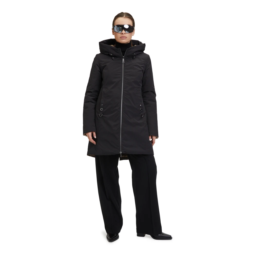 Betty Barclay Omkeerbare Hoodie Jas Black Dames