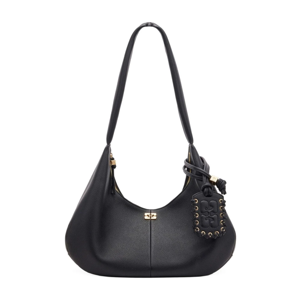 Ganni Women's Black Shoulder Bag
