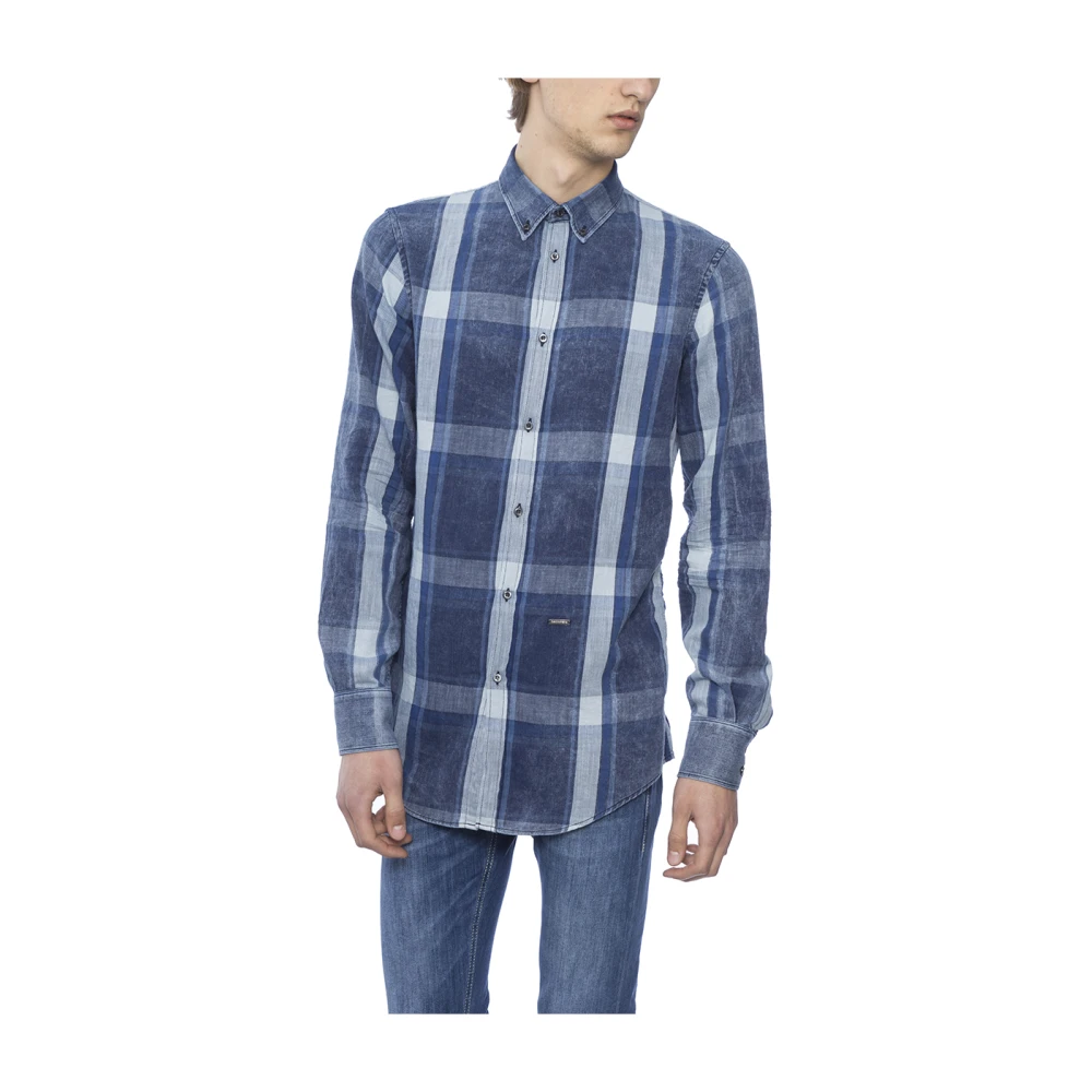 Dsquared2 Normaal shirt Blue Heren