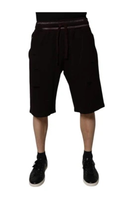 Logo Plaque Bermuda Sweat Shorts