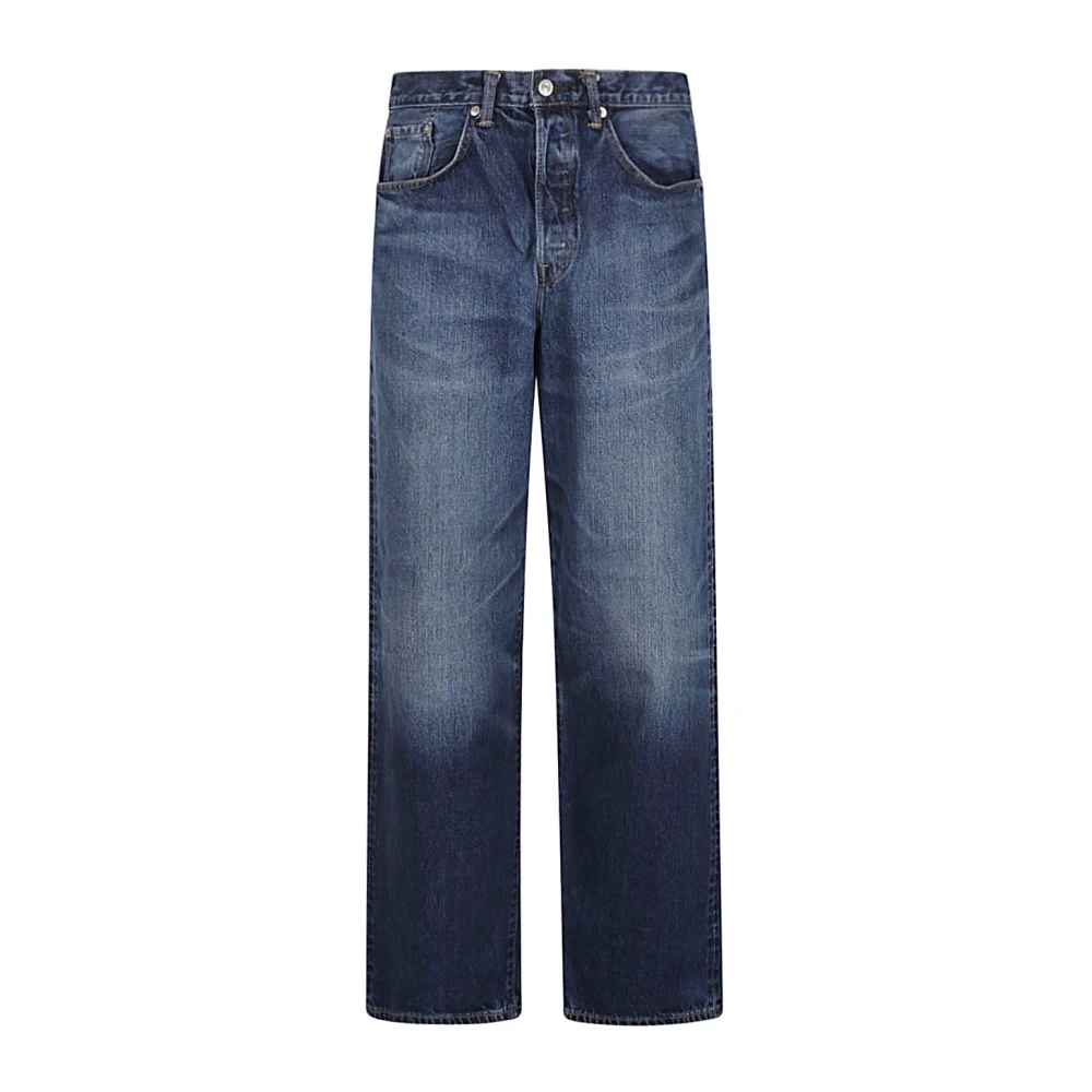Edwin Blue Straight Fit Jeans, Male, W30, Jeans For Men