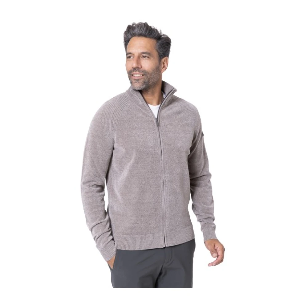 RRD Taupe Zip-Up Vest Gray Heren