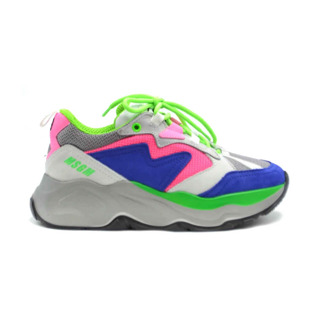 Msgm Lage Sneakers Dames Schoenen Blauw