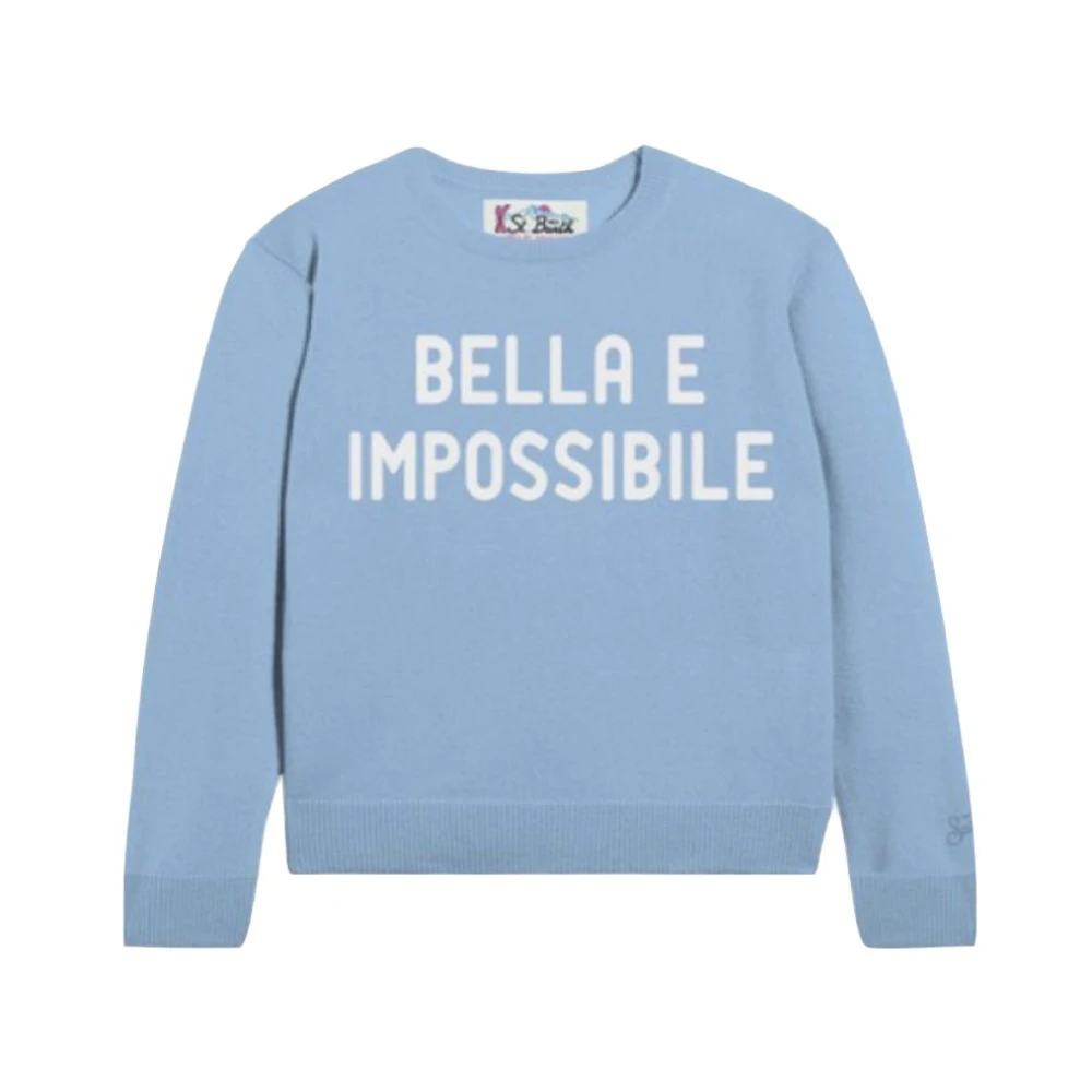MC2 Saint Barth Stijlvolle Dames Pullover Bella Blue Dames