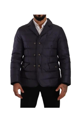 Mörkblå Silke Get Blouson Jacka