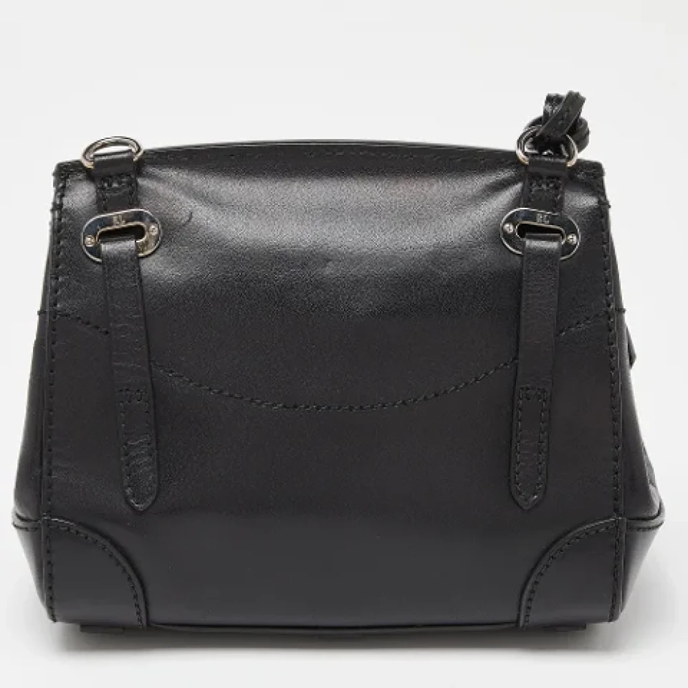 Ralph Lauren Pre-owned Leather handbags Black Dames