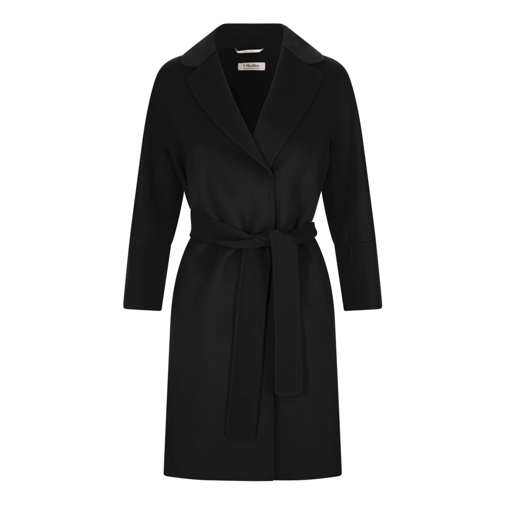Max Mara , Belted Coats, Female, Black, Xs, Arona Coat - Image 2