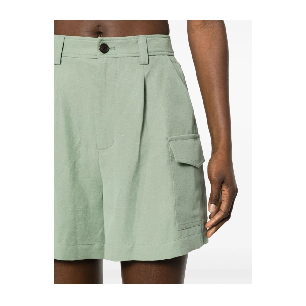Woolrich Short Shorts Green Dames