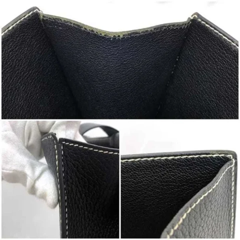 Hermès Vintage Pre-owned Leather totes Black Dames
