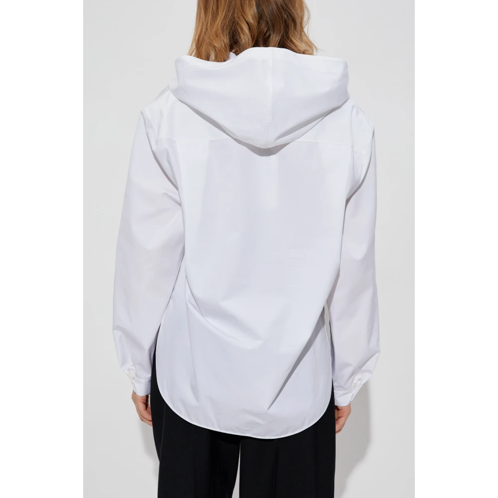 Alaïa Capuchonshirt White Dames