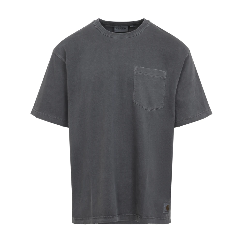 Carhartt Wip Men's Black S/S Torion Pocket T-Shirt - T-Shirts - M - Tops