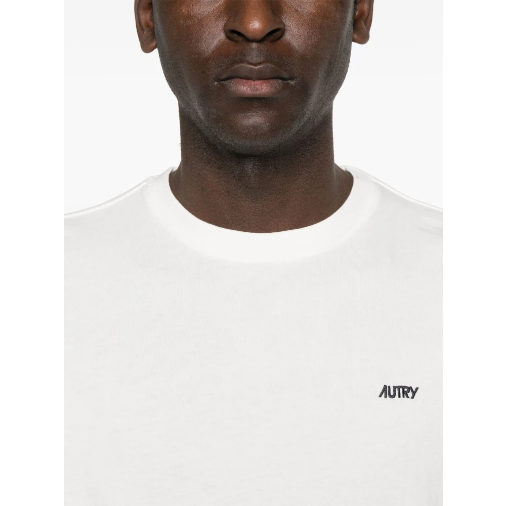 Autry T-shirt met korte mouwen en ronde hals White Heren