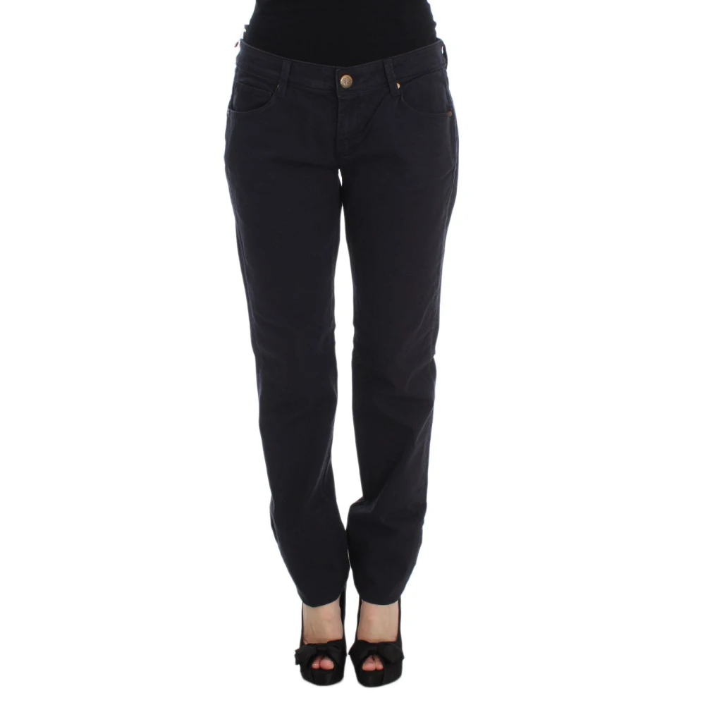 Ermanno Scervino Women's Black Casual Fit Jeans - Slim Fit Jeans - Xs - Jeans