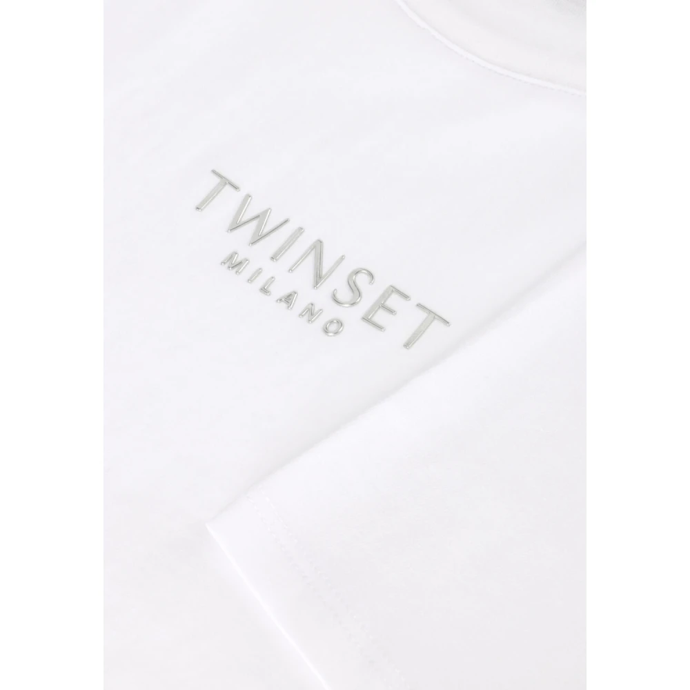 Twinset Elegant Wit T-shirt White Dames