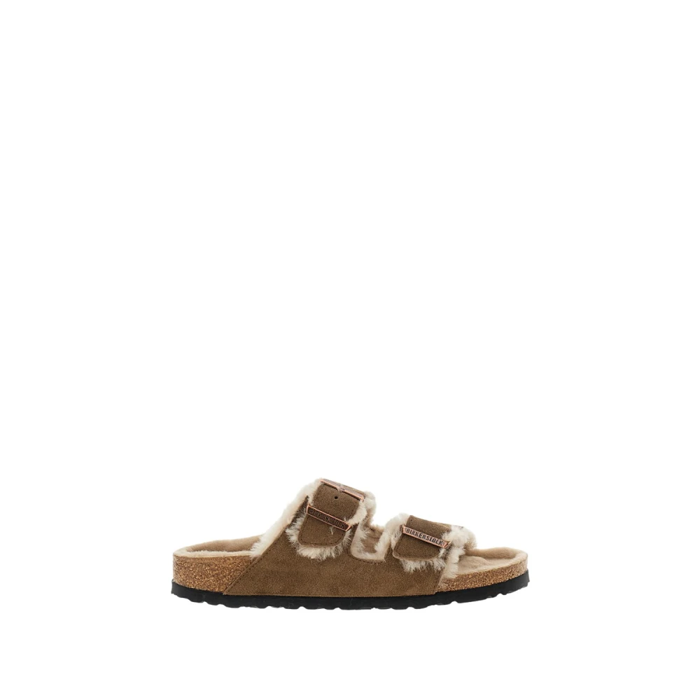 Birkenstock Sandali In Shearling Arizona - Immagine 4