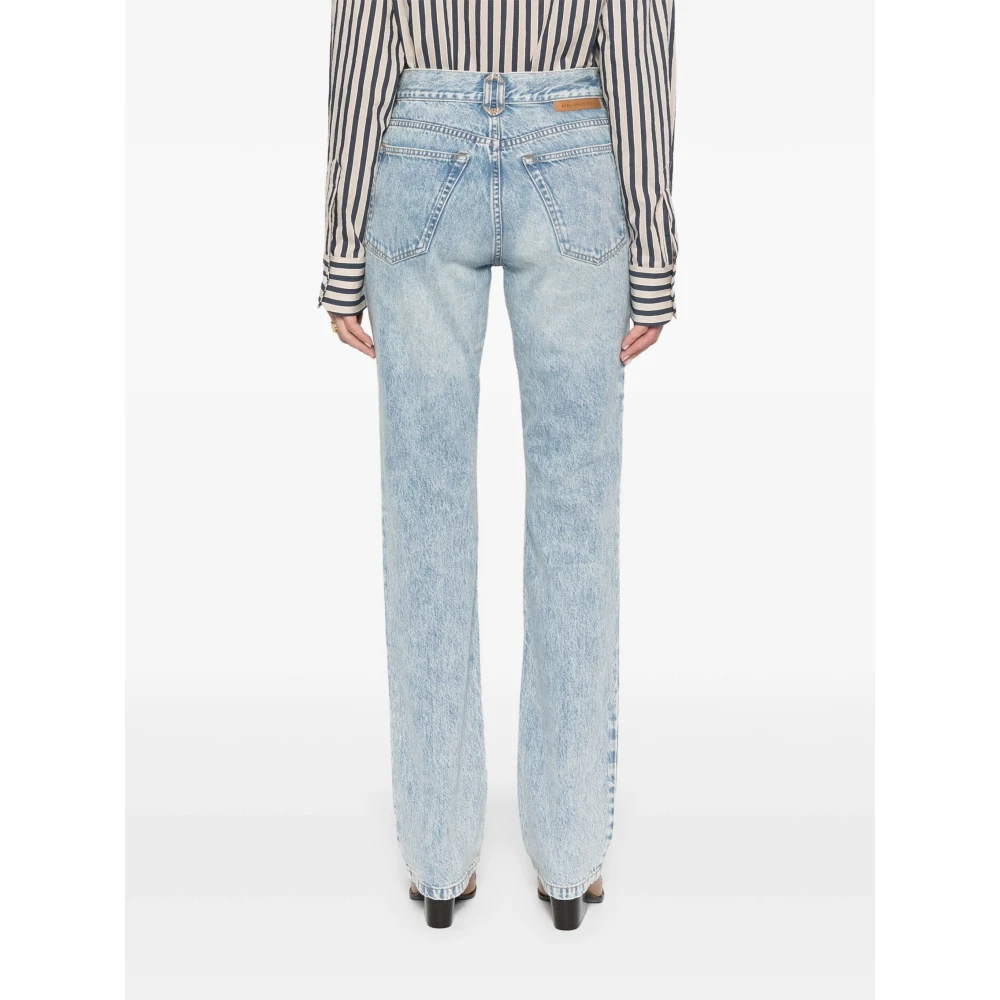 Stella Mccartney Vintage Blauwe Denim Jeans Blue Dames