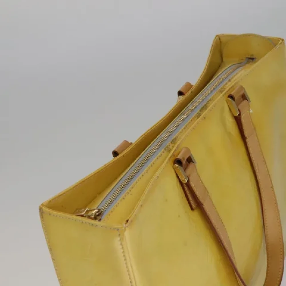 Louis Vuitton Vintage Pre-owned Leather totes Yellow Dames