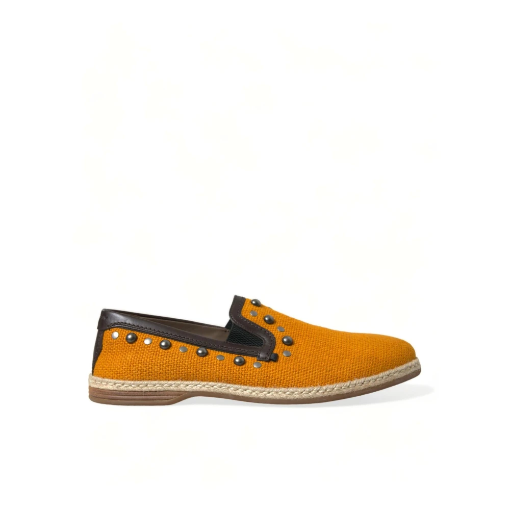 Dolce & Gabbana Herren Orange Schuhe, 44 Eugröße: