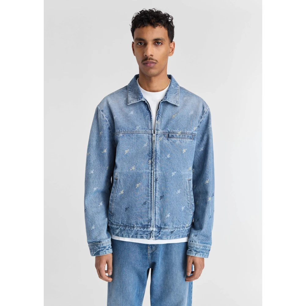 Axel Arigato Signature A Overshirt Blue Heren