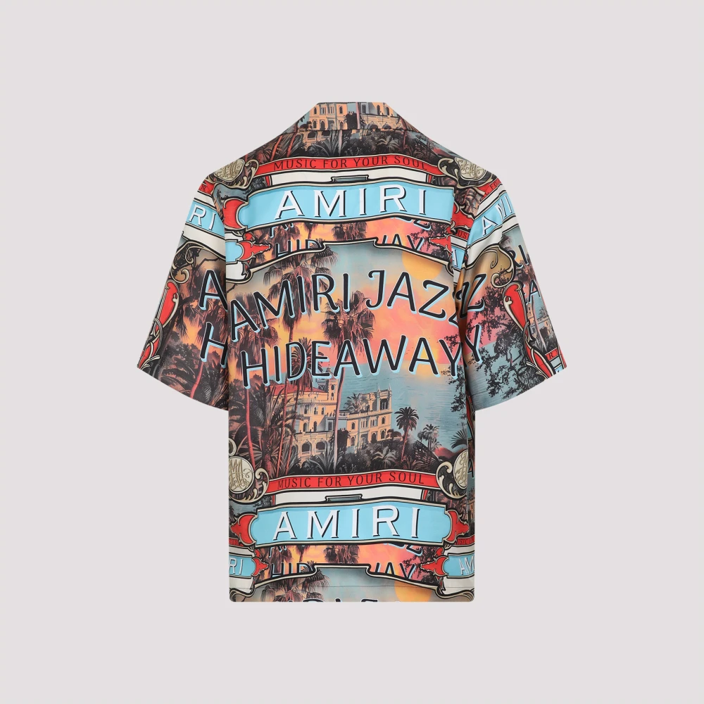 Amiri Chique zijden blouse Multicolor Heren