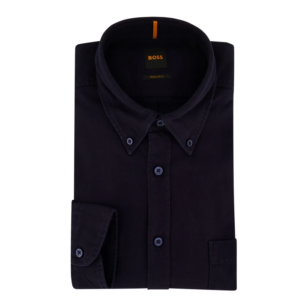 Hugo Boss Donkerblauw Casual Overhemd Blue Heren