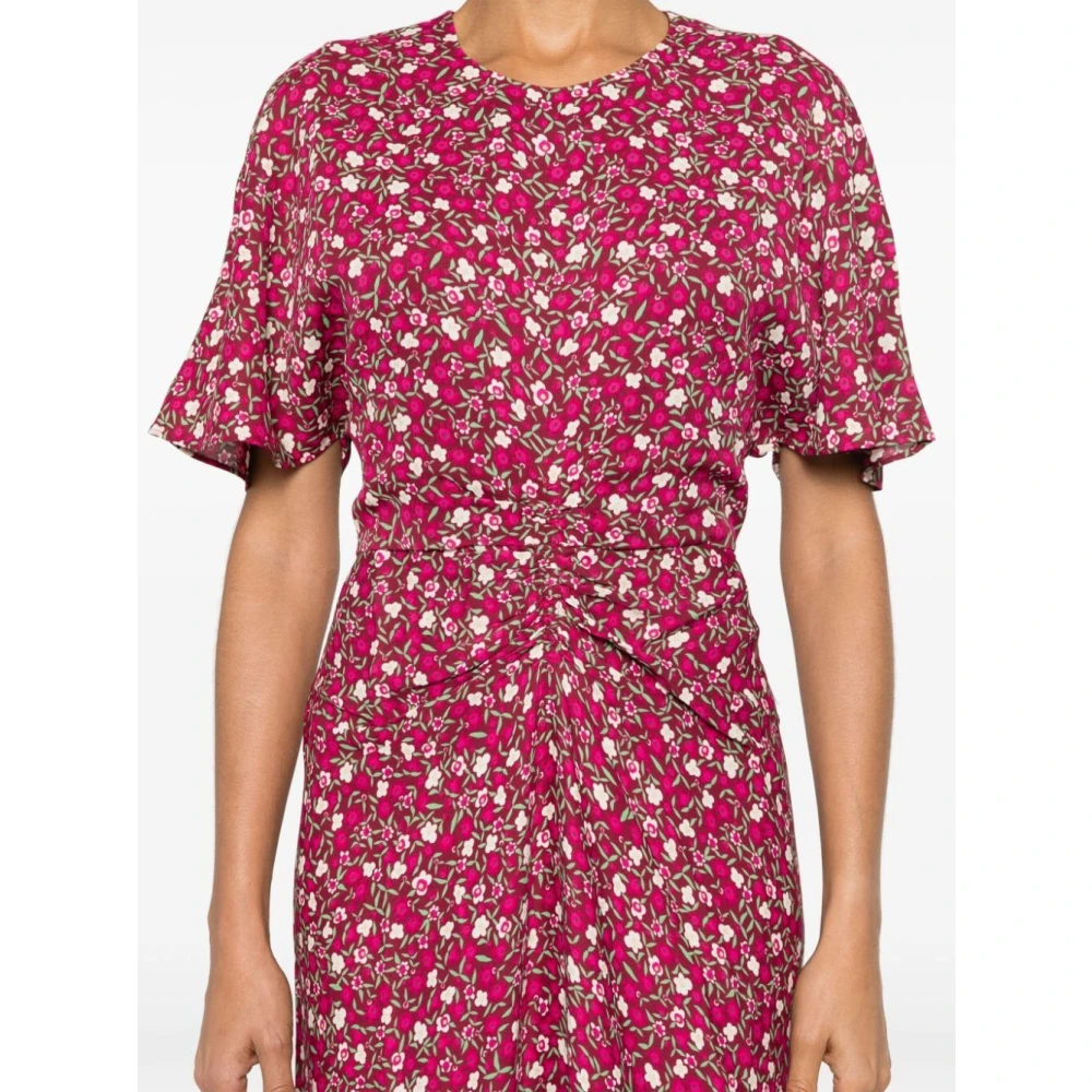 Saloni Wineberry Marta Jurk Pink Dames