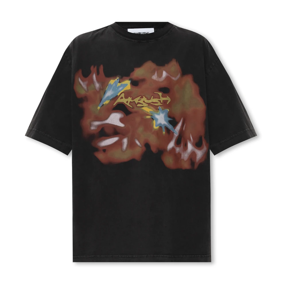 Ambush Women's Black T-Shirt With Logo