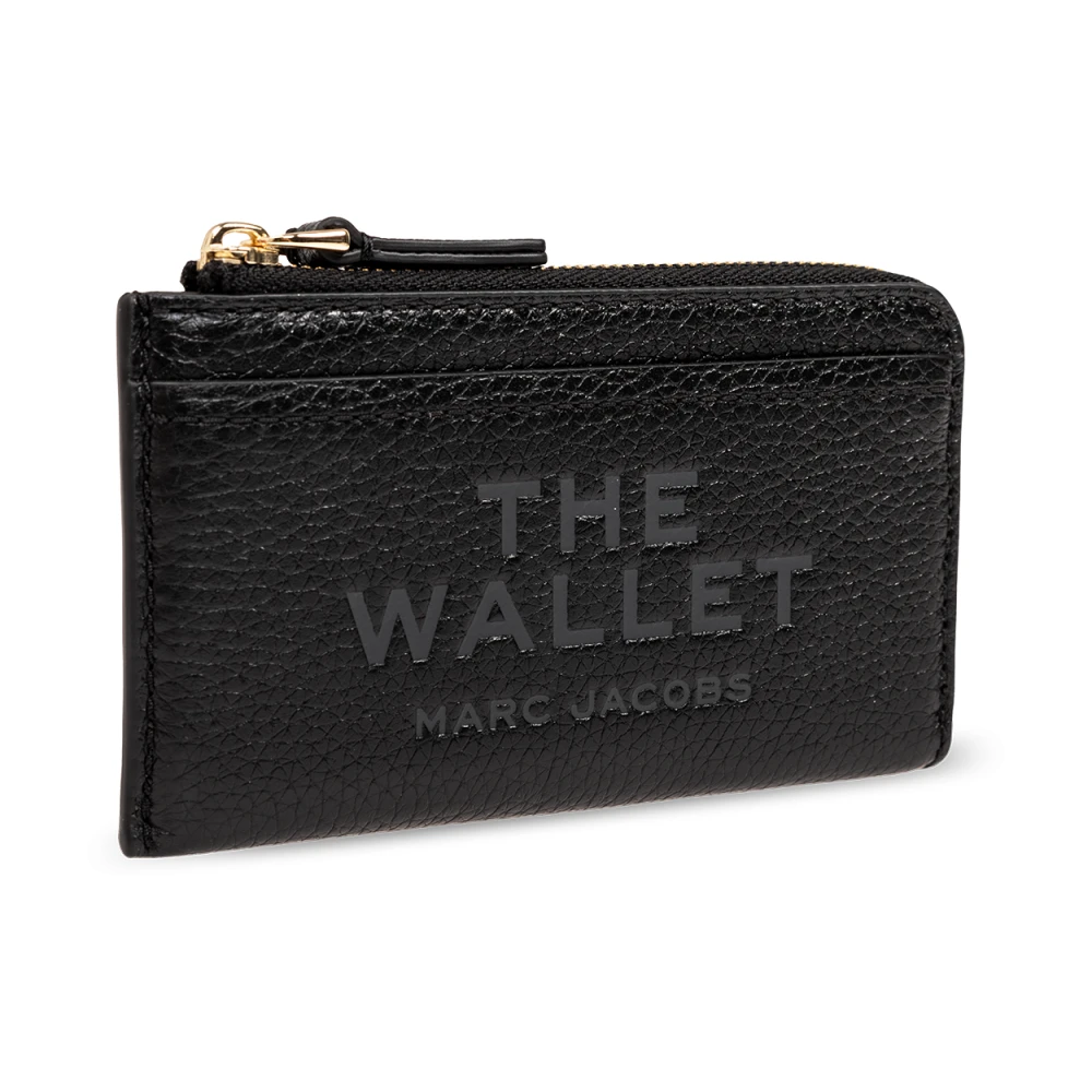 Marc Jacobs Leren Portemonnee Black Dames