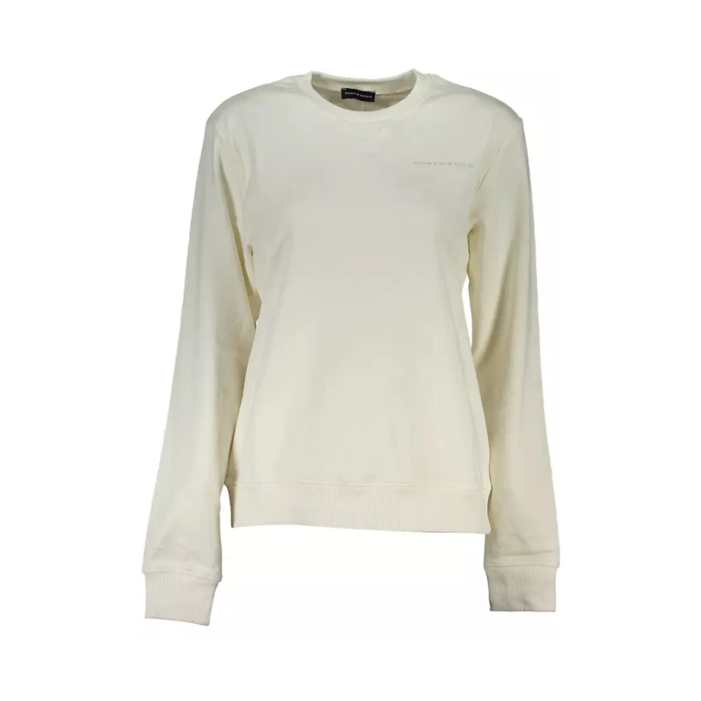 North Sails witte katoenen sweatshirt White Dames
