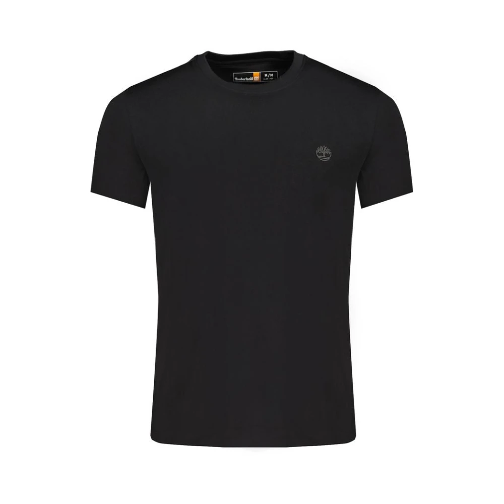 Timberland Zwart Katoenen T-shirt Textiel Upgrade Black Heren