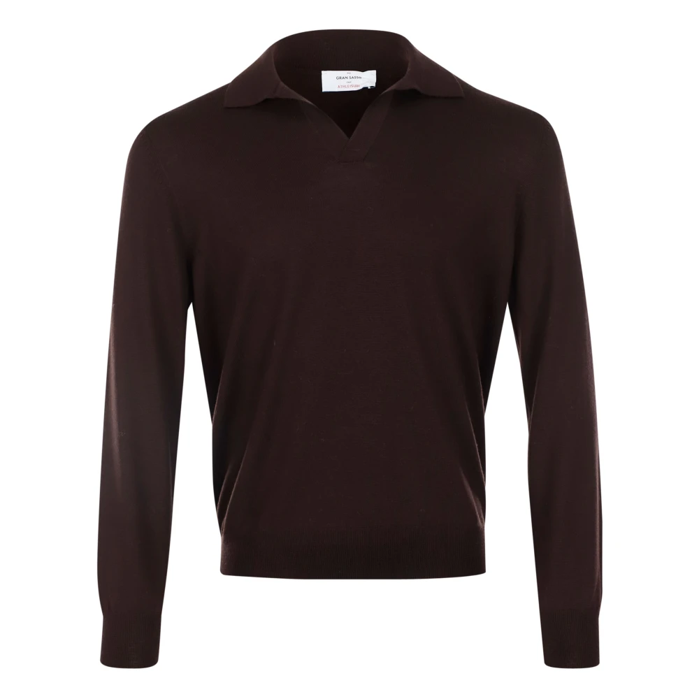 Gran Sasso Stijlvolle T-shirts en Polo's Collectie Brown Heren