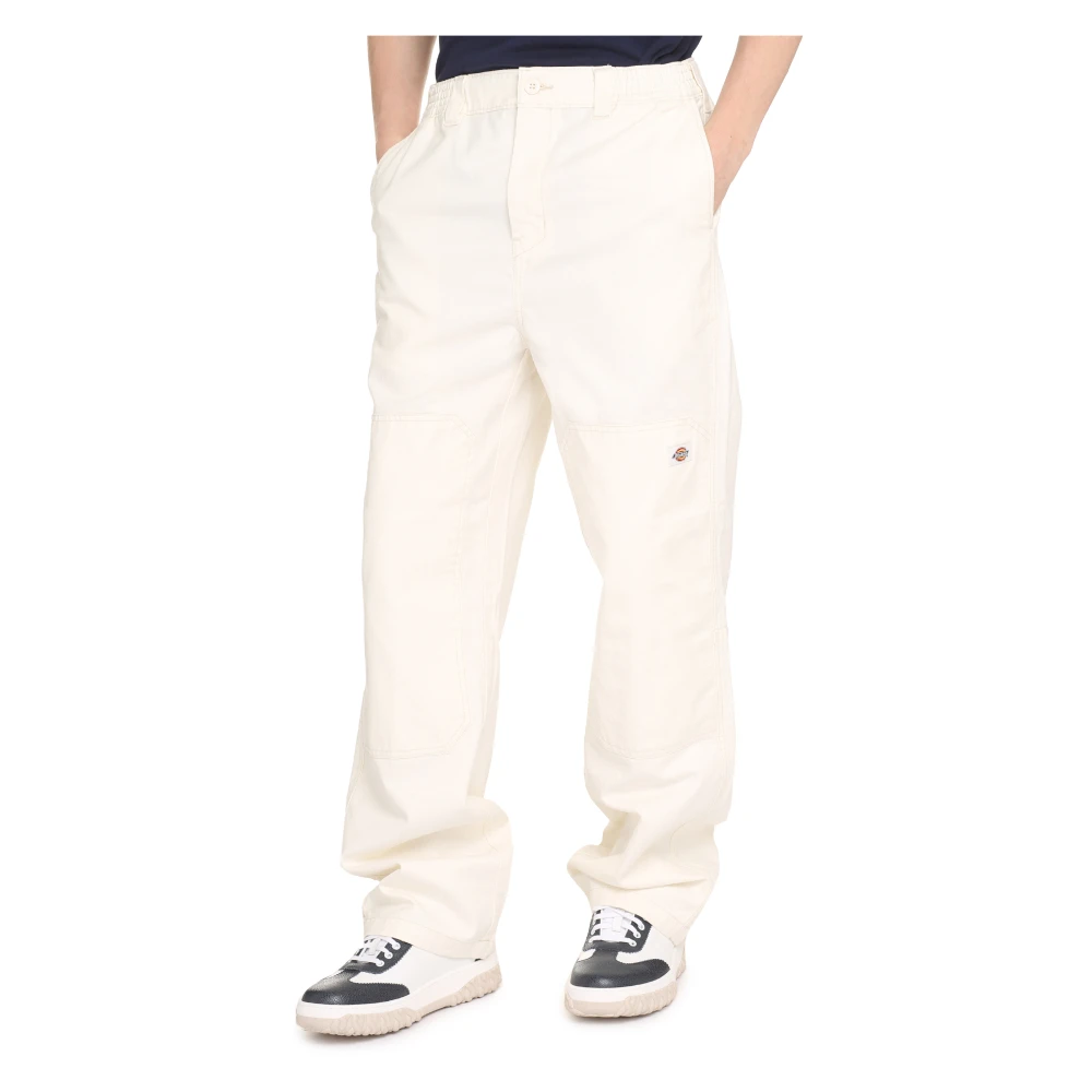 Dickies Katoenen broek met zakken Beige Heren