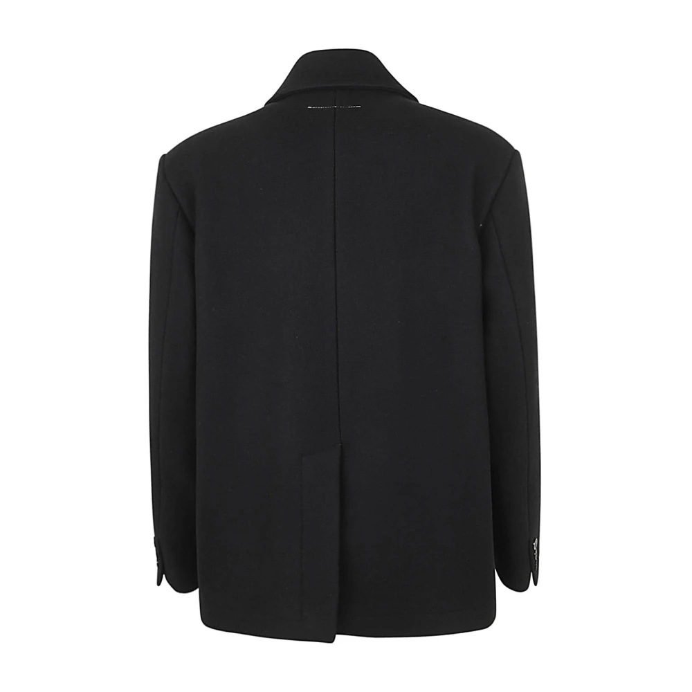 MM6 Maison Margiela Zwarte sportjas 900 Black Heren