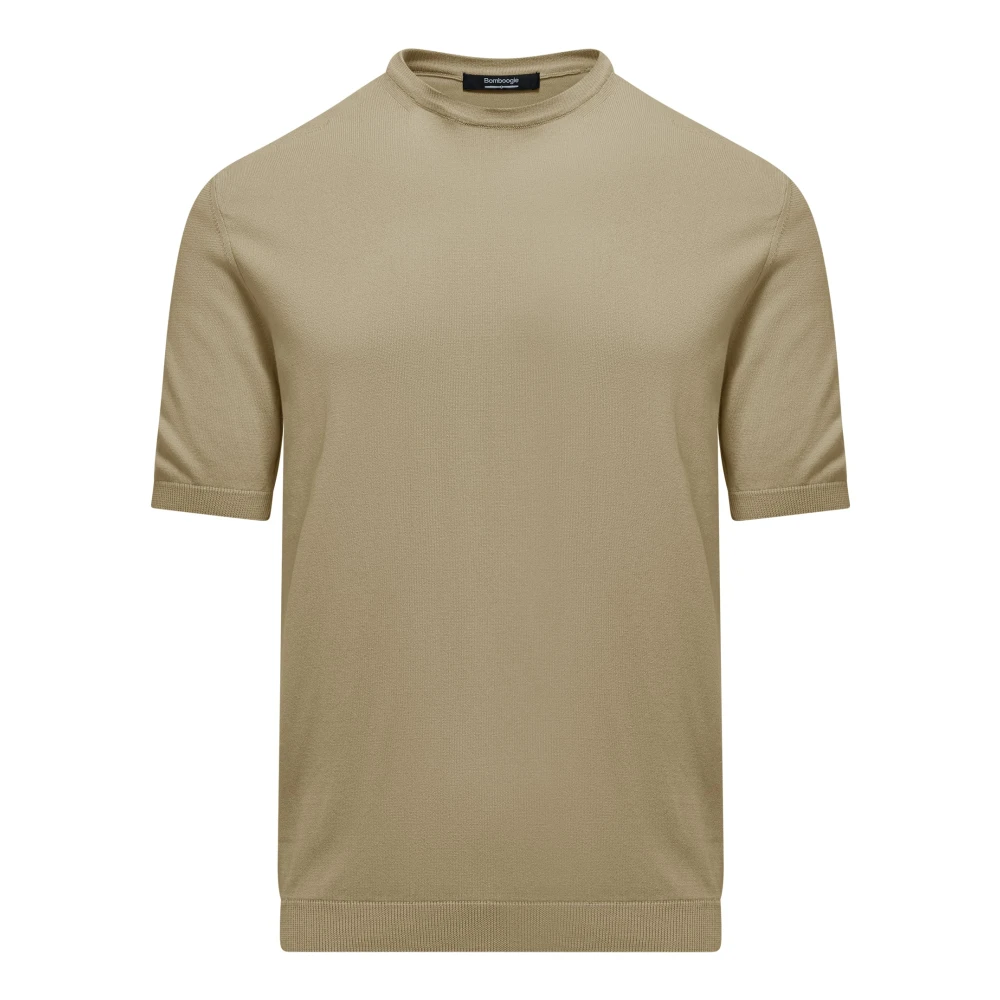 Bomboogie Uomo Beige Top, L, New,